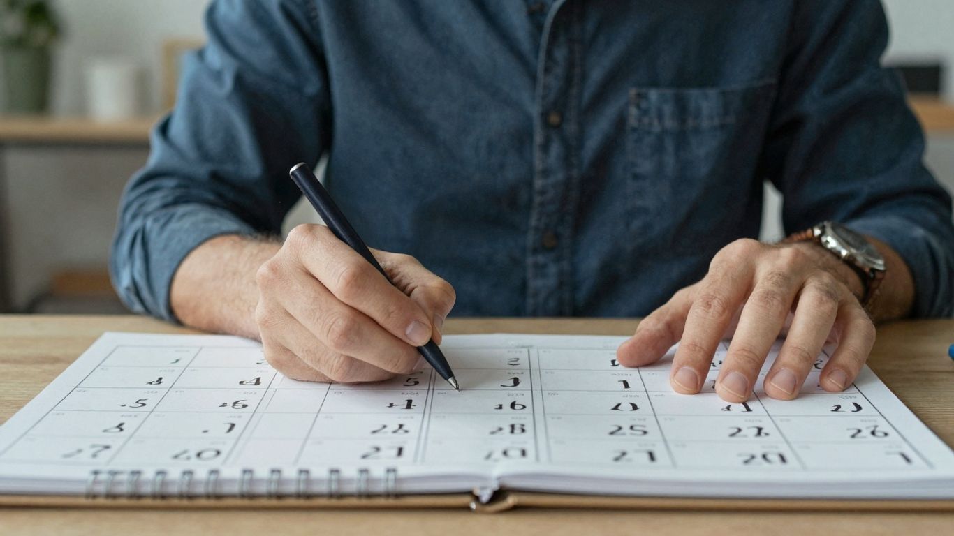 Person im 30-Tage-Plan für eine stabile Routine