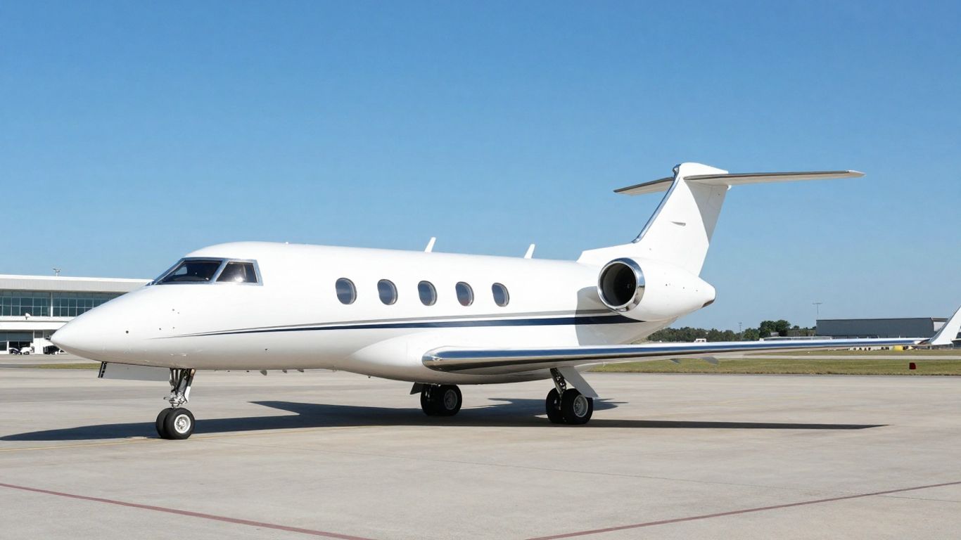 JSX private jet on tarmac