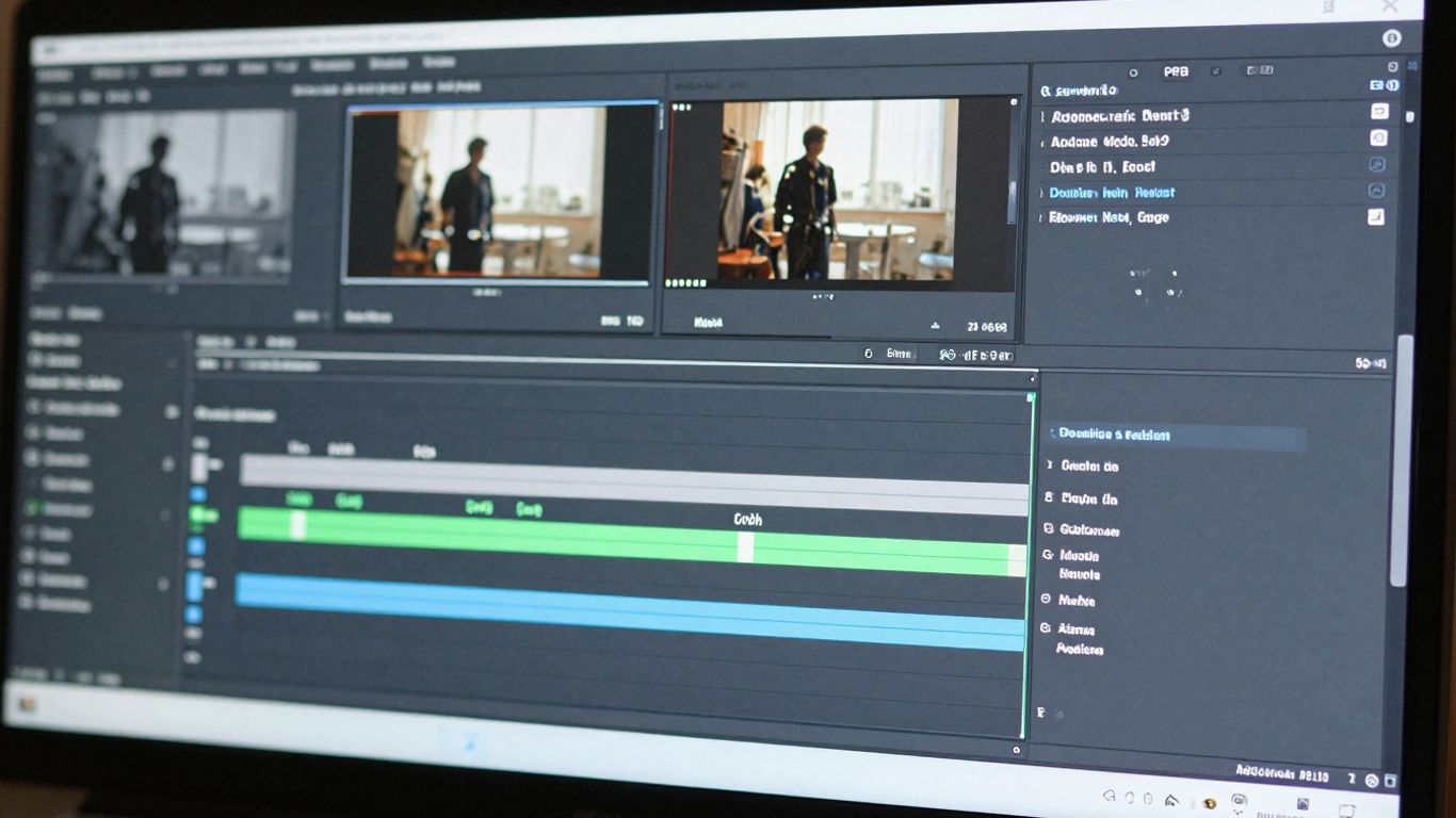 Interfaz de Adobe Media Encoder en pantalla de ordenador.