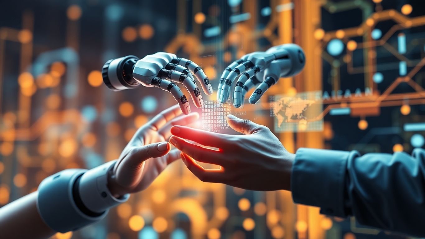 Automação de processos empresariais com IA.