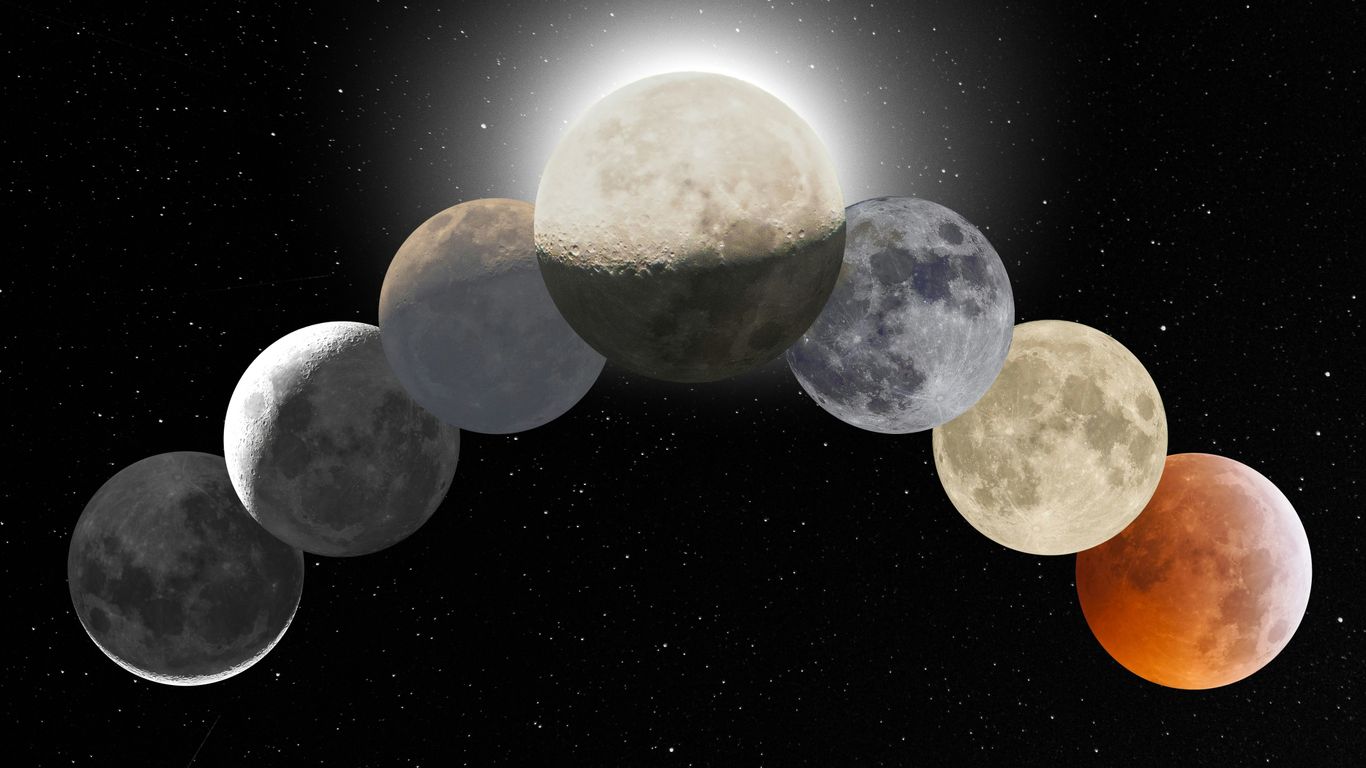 a group of planets in space
