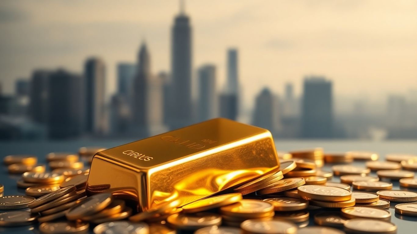 Lingots d'or et pièces d'or