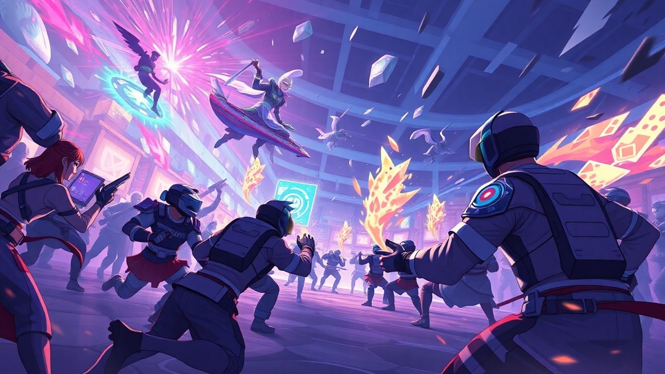 Valorant Esports World Cup 2025 match action illustration.