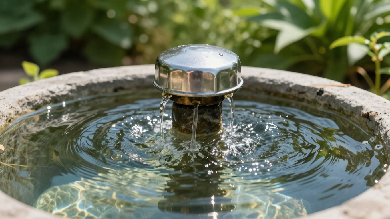 Clean well water with a secure, protective seal.