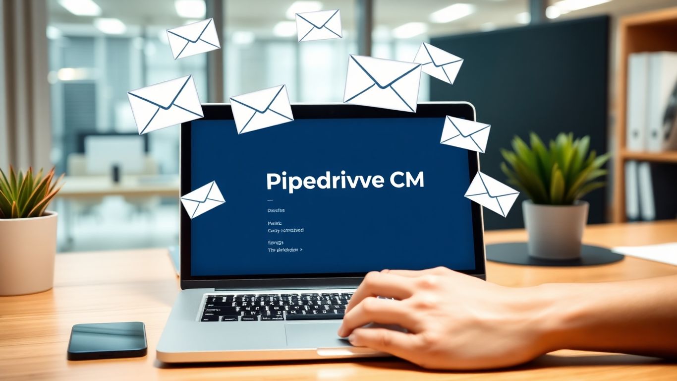 Pipedrive CRM y email marketing en acción.