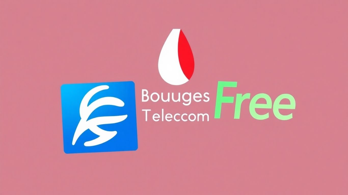 Logos d'Orange, Bouygues et Free s'unissant.