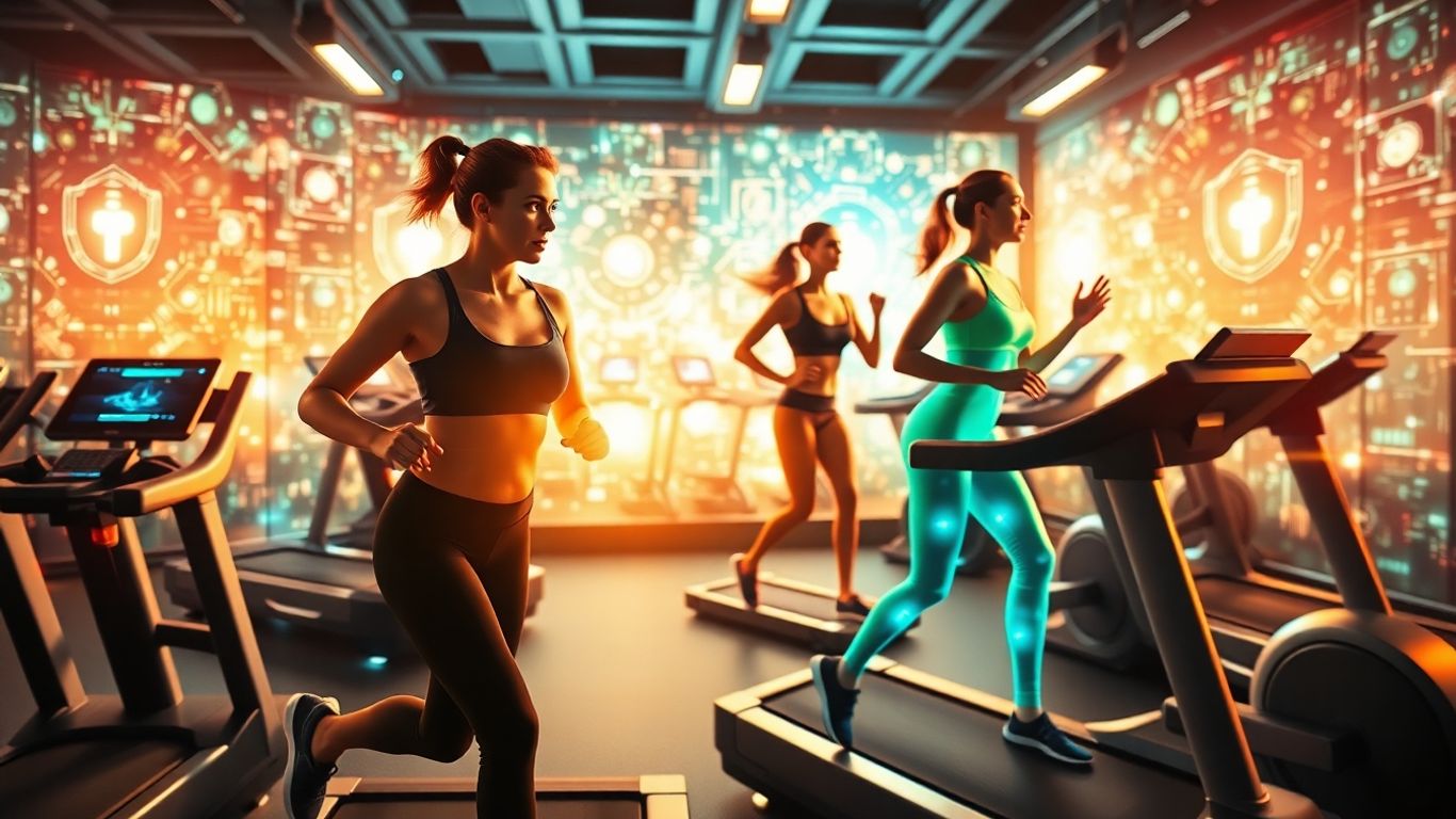 Digital fitness și tendințe moderne în sănătate.