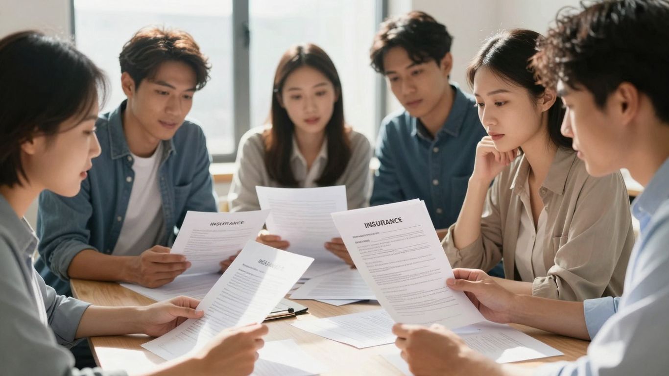People reviewing insurance documents with a sense of clarity.