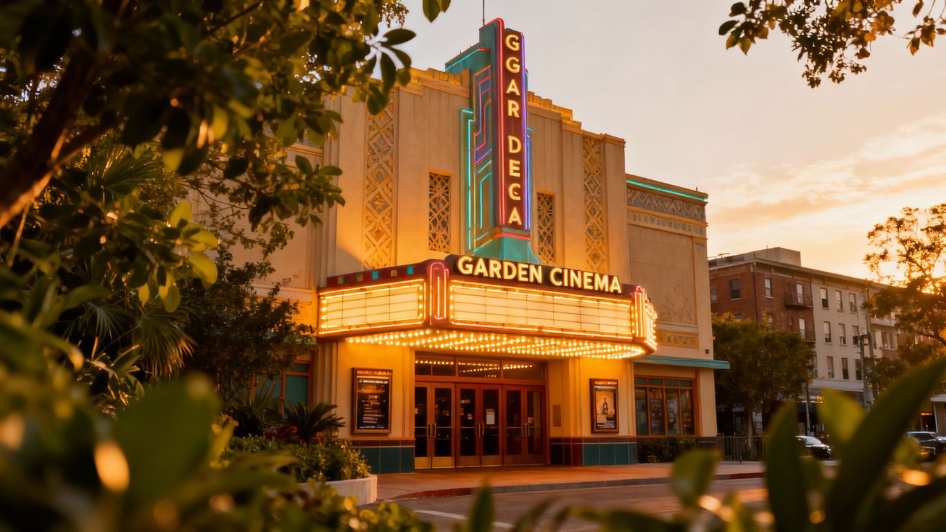 Garden Cinema exterior facade on Parker Street, London.