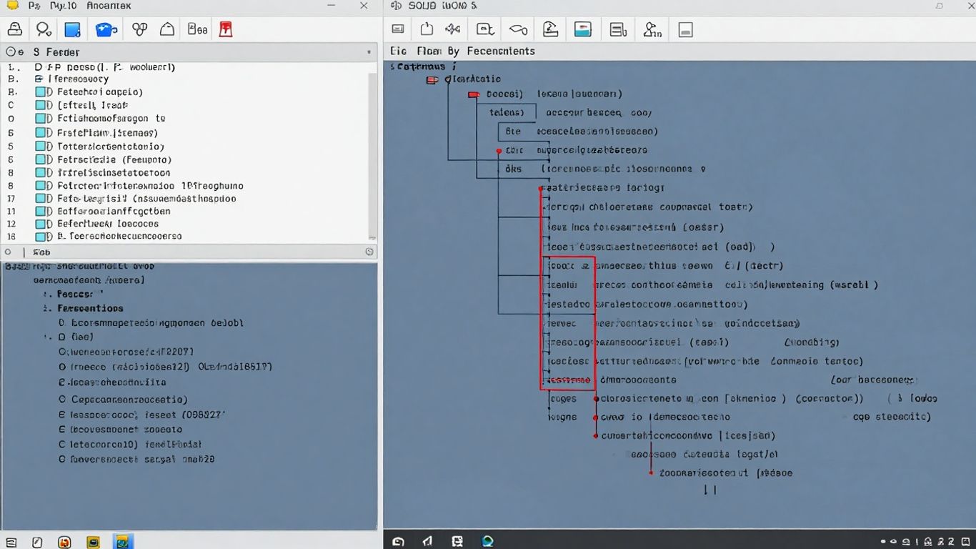 SOLIDWORKS configuration tree comparison.