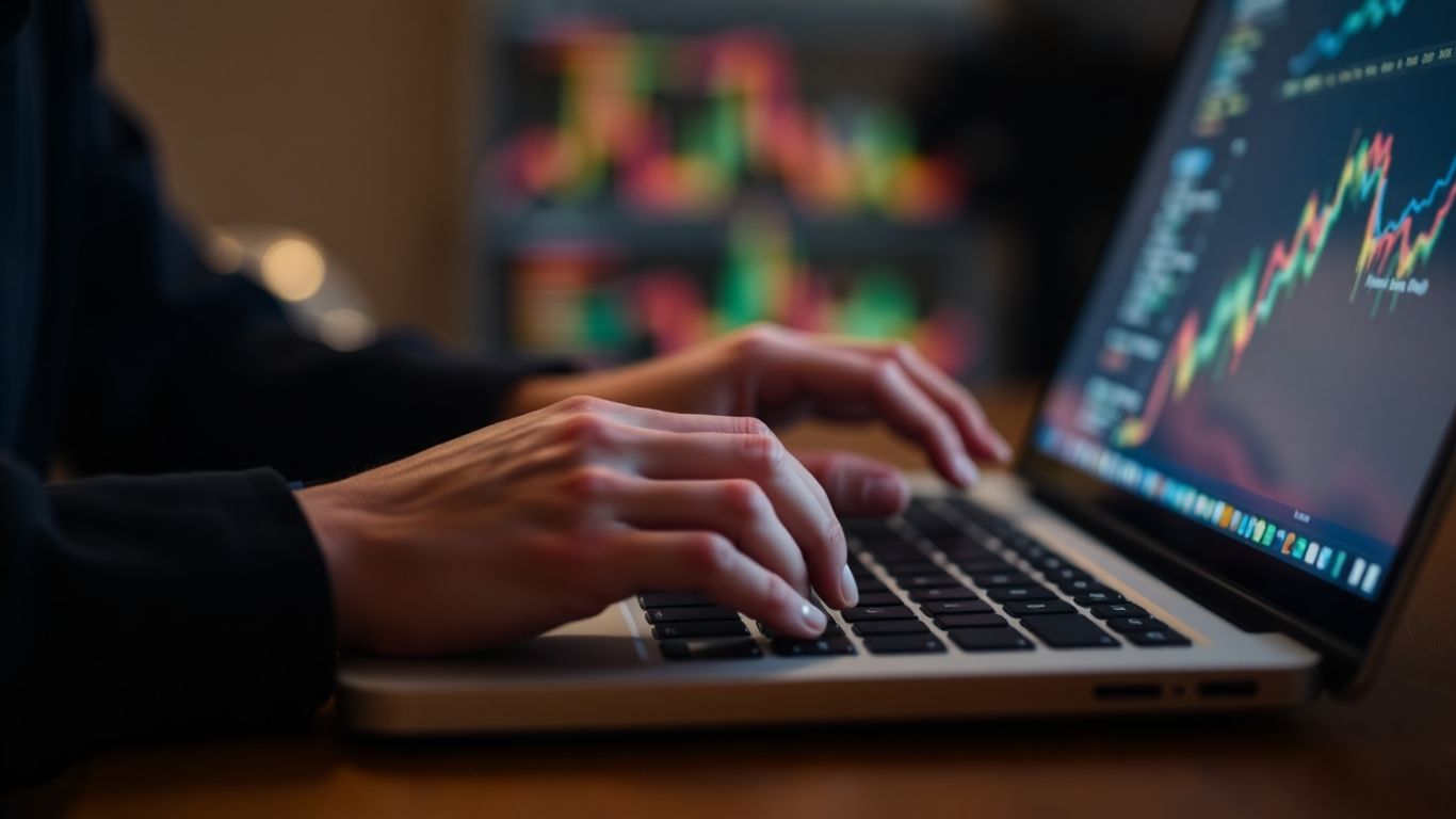 Python data cleaning and analysis on a laptop.