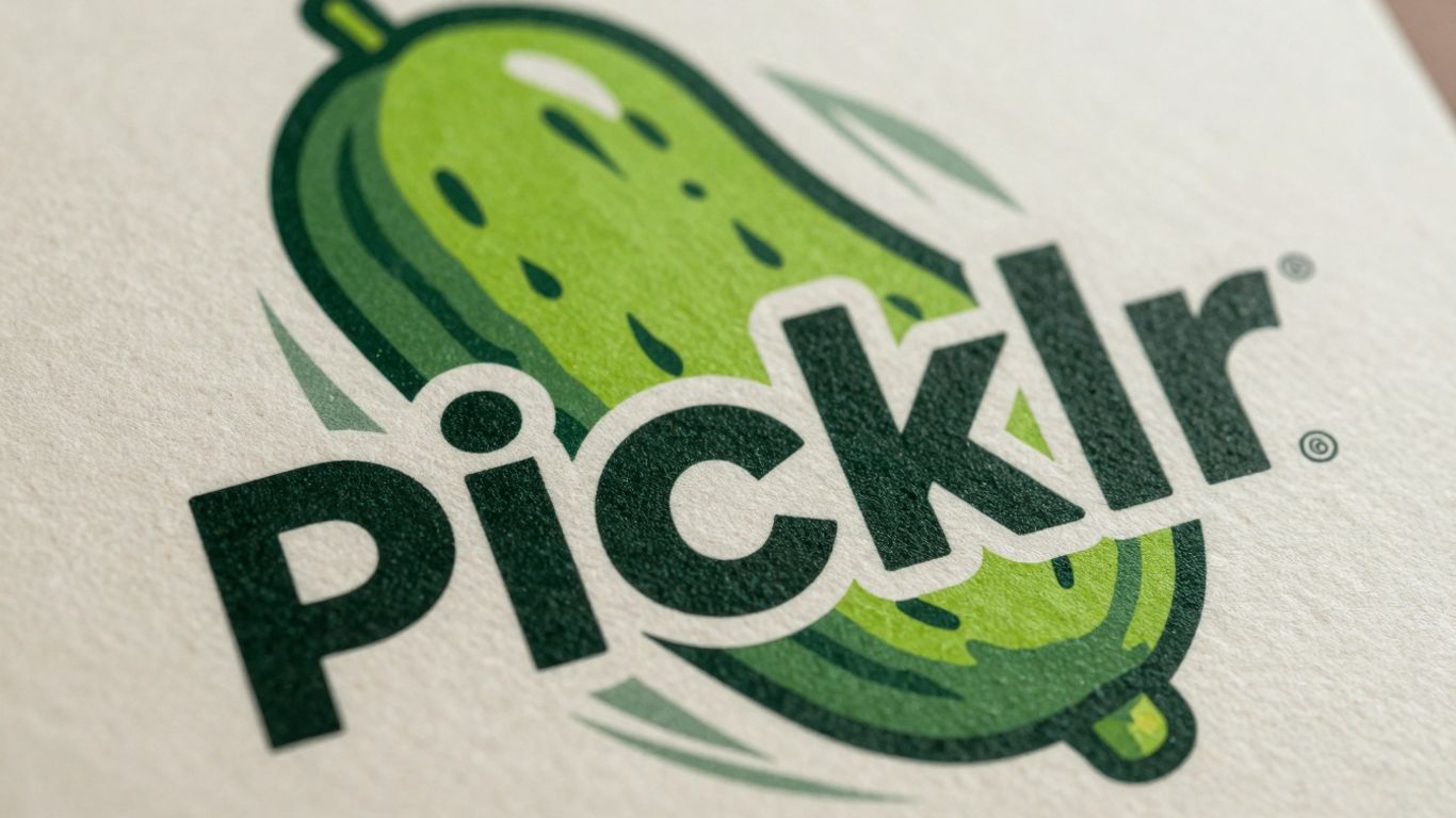 The Picklr logo, a stylized green pickle.