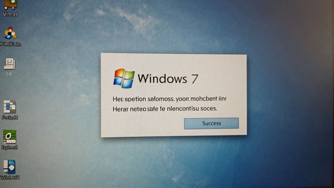 Pantalla de activación de Windows 7 Ultimate.