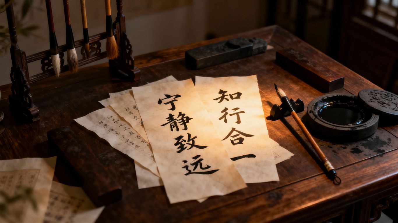 Chinese calligraphy elements for name change