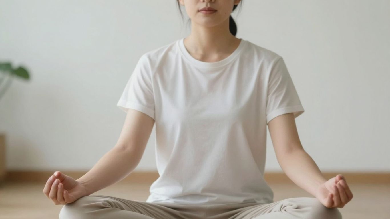 How to Meditate Mindfulness for Inner Peace 2 Person meditating peacefully in a calm, natural setting.