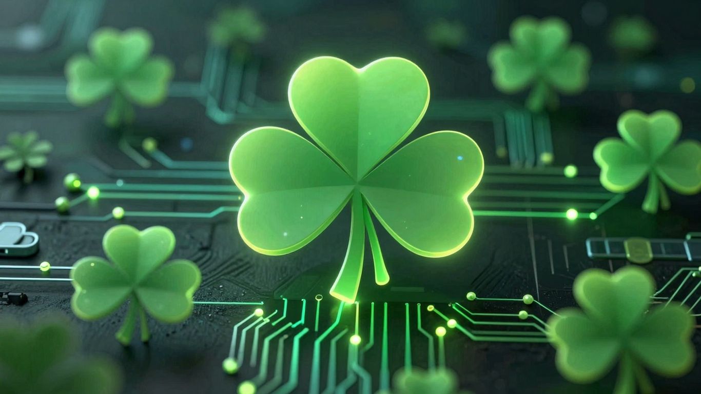 AI tools and Irish SEO concepts visualized.