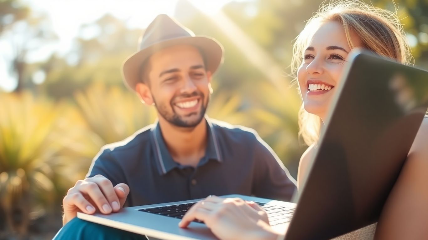 Australian person earning money online