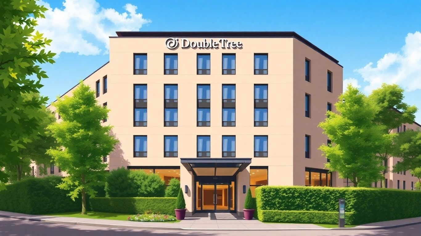 Doppelzimmer Hilton Frankfurt Niederrad Hotel Außenansicht