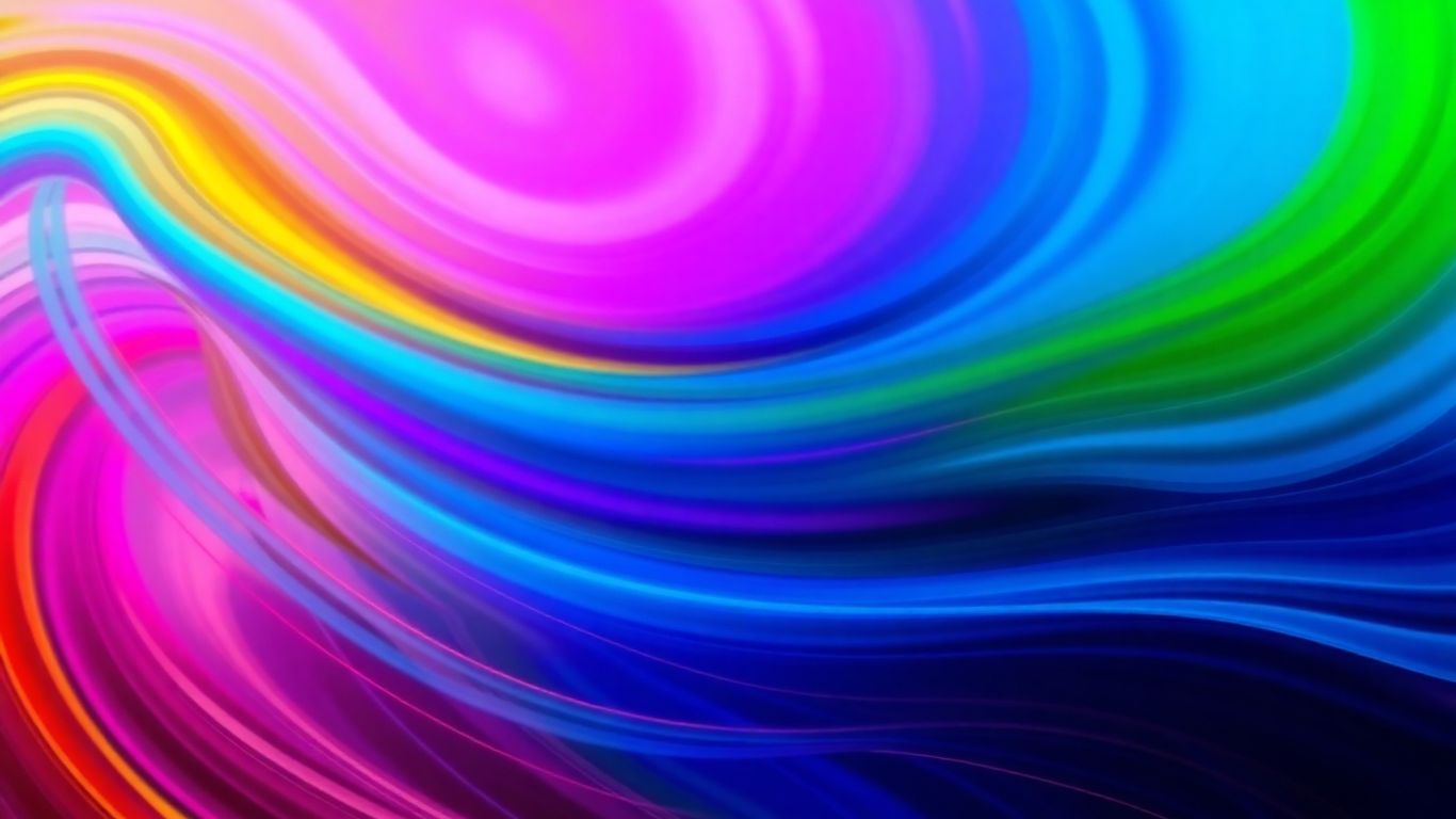 Abstract colorful swirl representing creativity