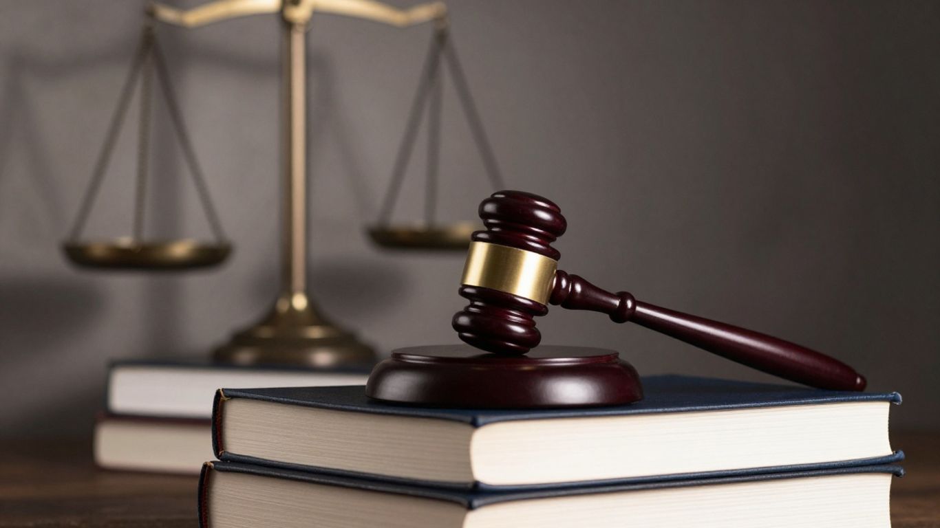 Ciocan de judecător și balanța justiției