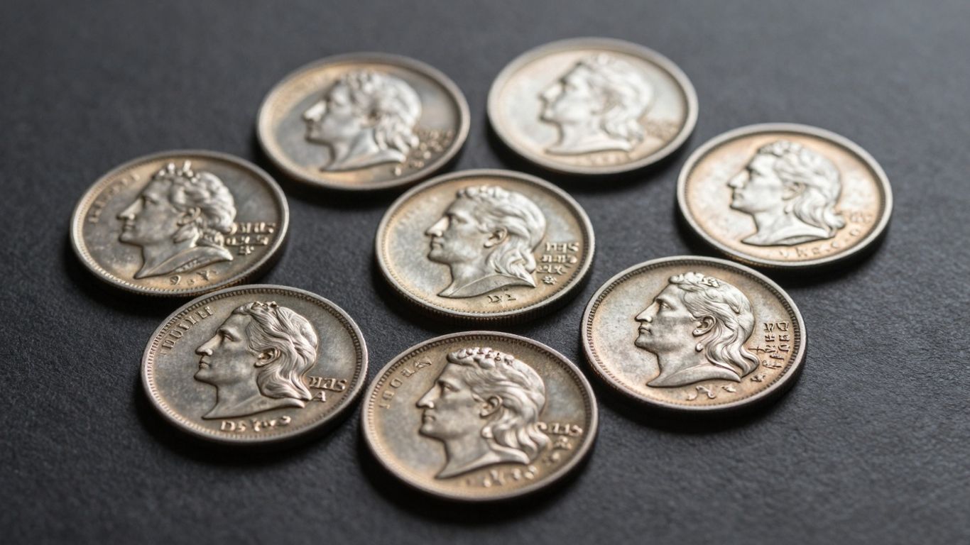 Flowing Hair silver dollars for sale in Tampa.