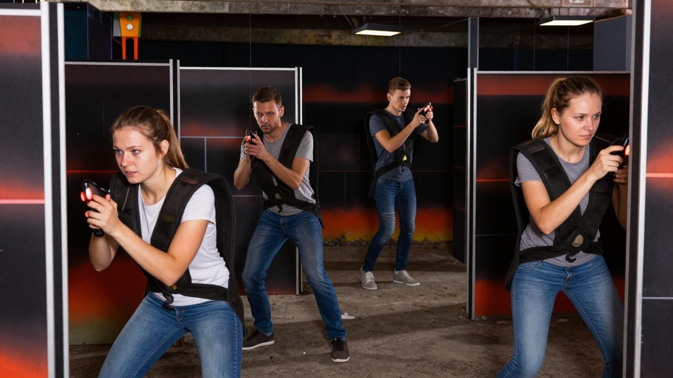 Erwachsene bei spannenden Indoor-Aktivitäten in NRW