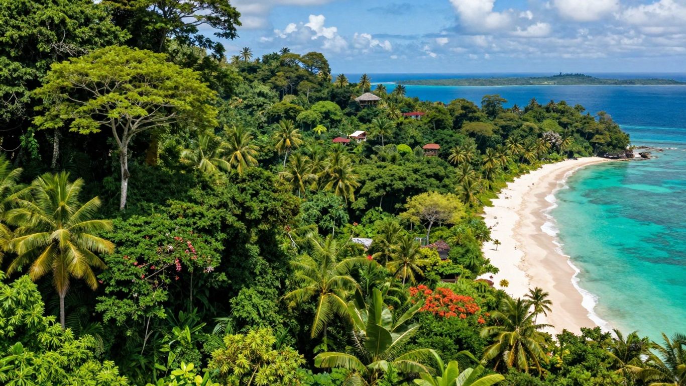 América Central y el Caribe conectados geográficamente.