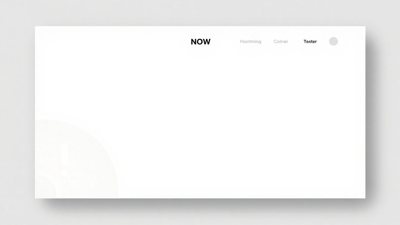 Clean, minimalist web design with organic asymmetrical elements.