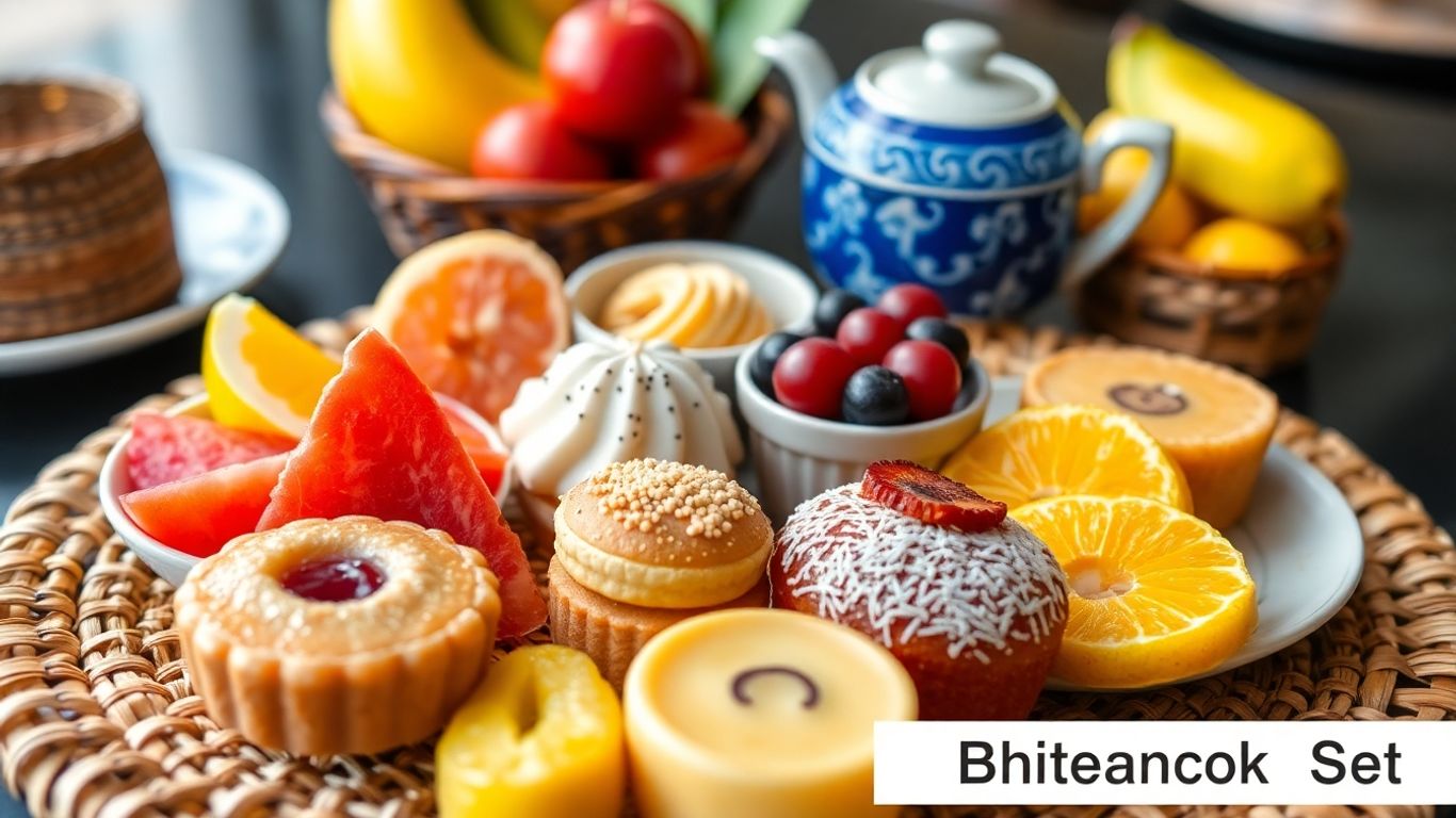 ชุดอาหารว่างเชียงใหม่ สีสันสดใส น่ารับประทาน