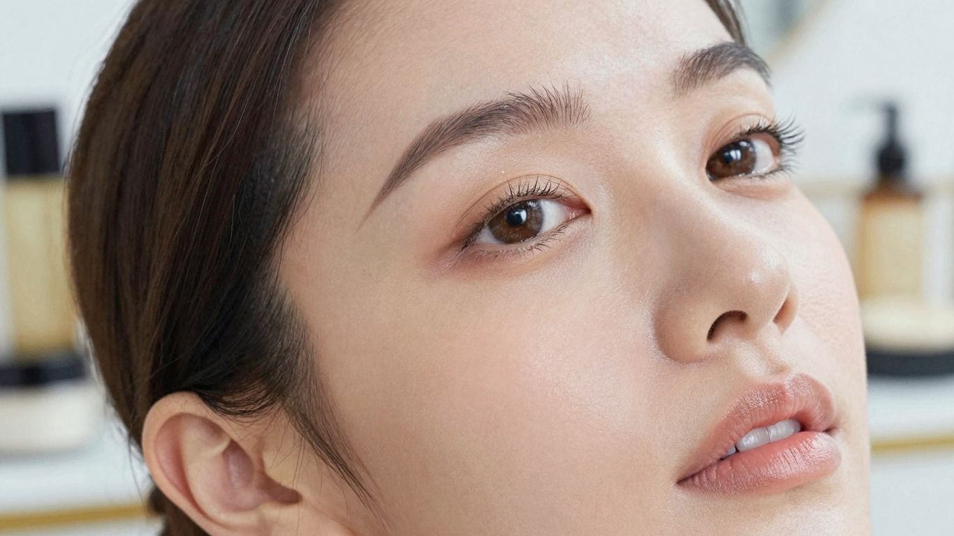 Ten radiant, produse îngrijire, frumusețe naturală.