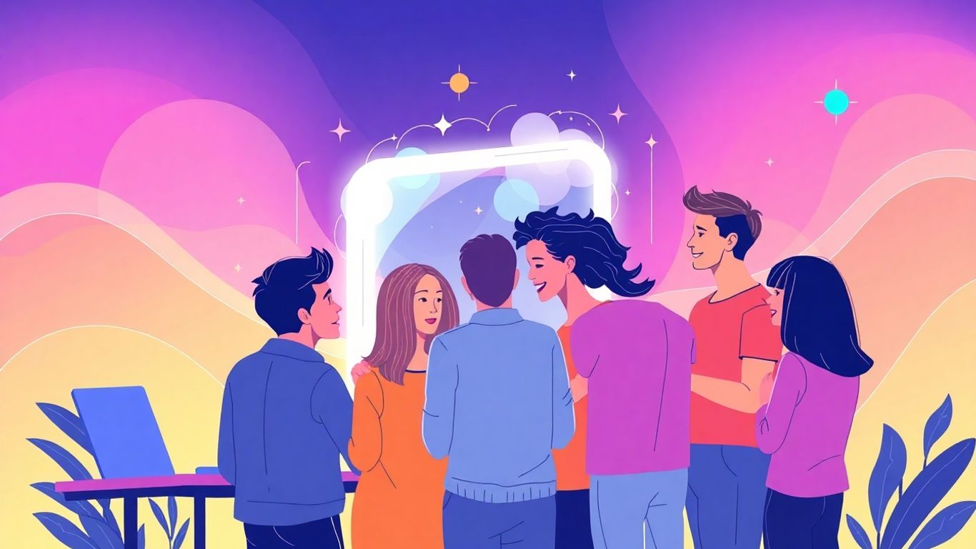 Creative coding app ideas illustration