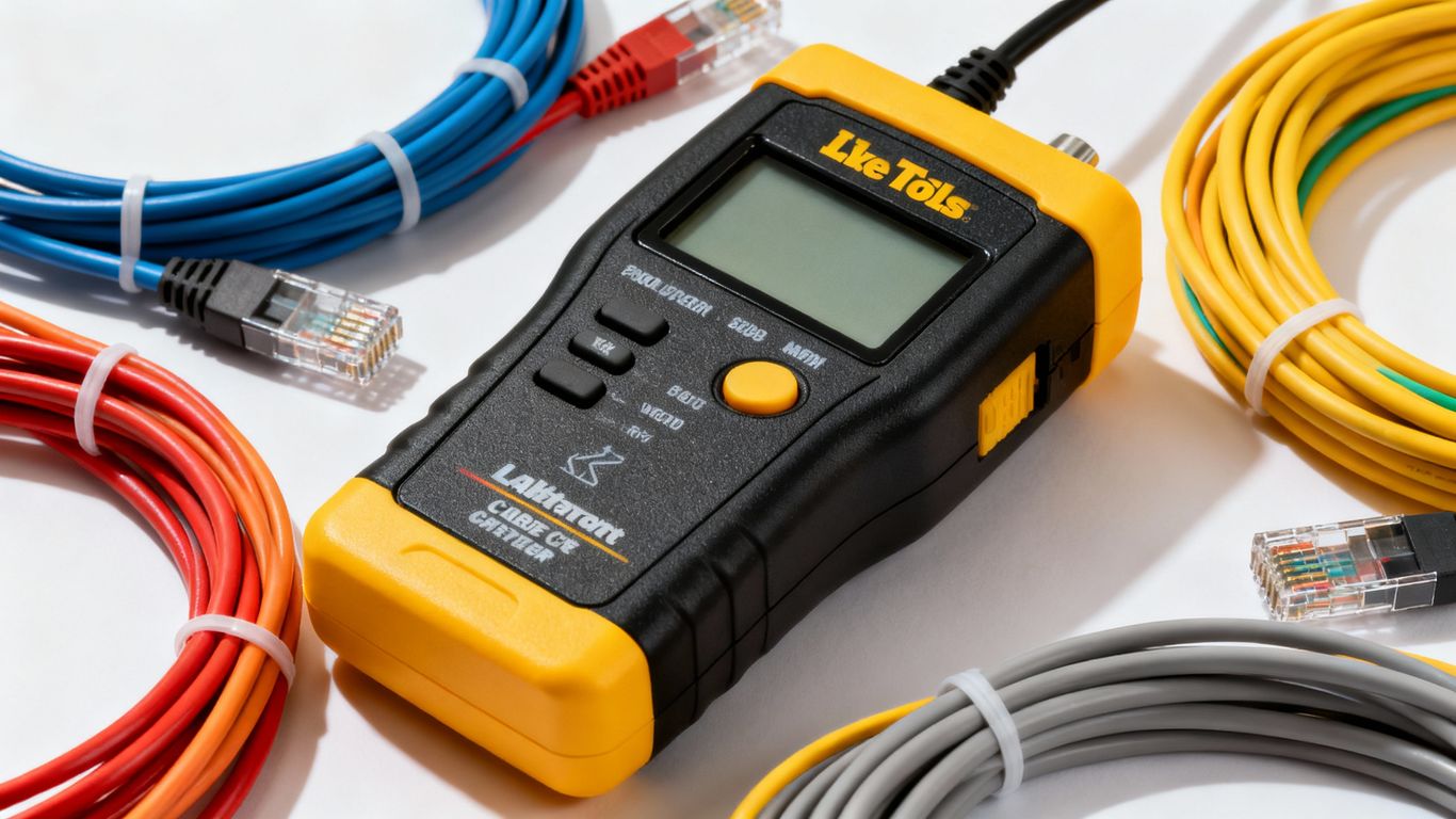Klein network cable tester and cables