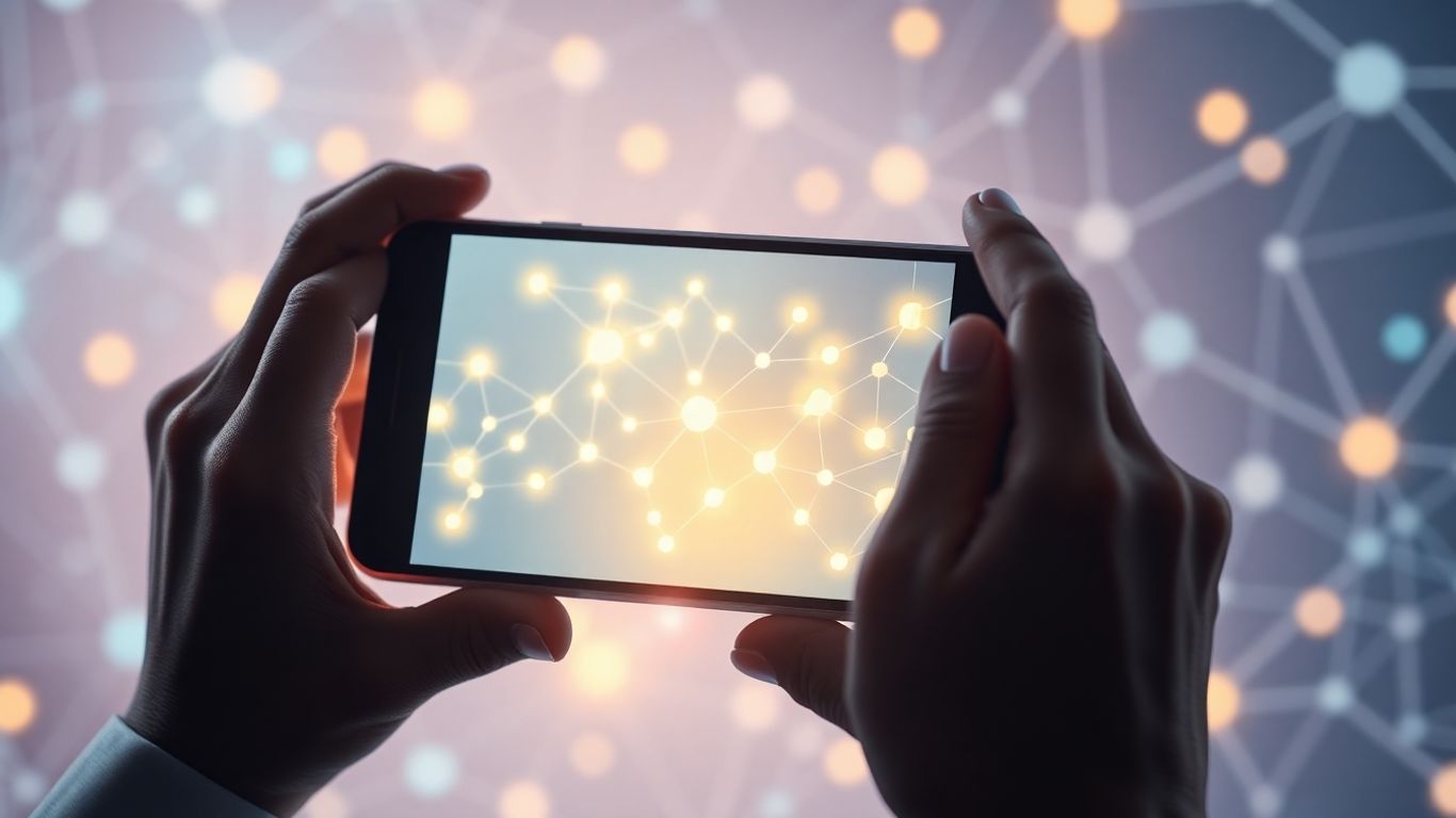 Contacting blockchain support via smartphone.