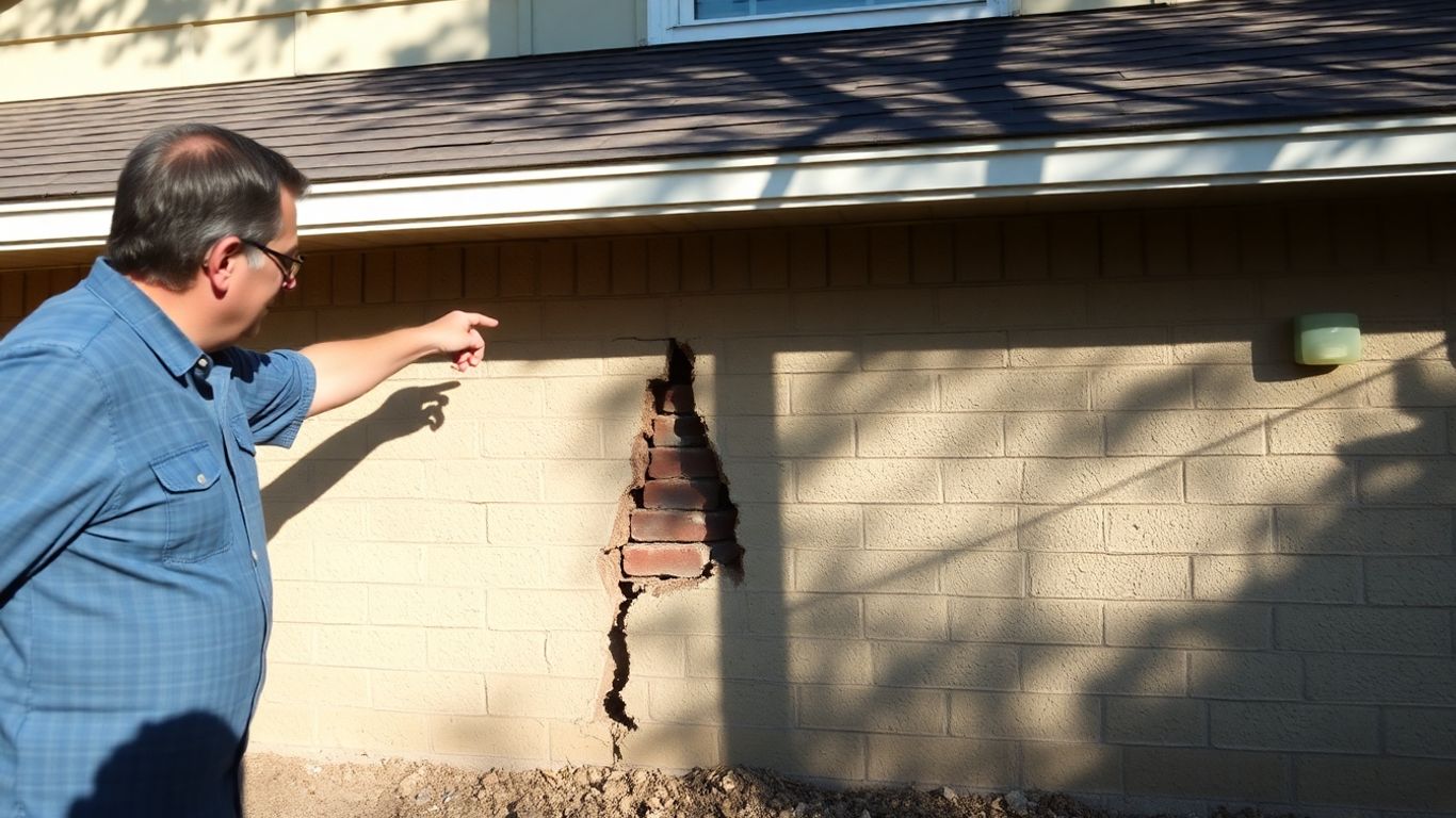 San Antonio house foundation cracks and homeowner inspection.