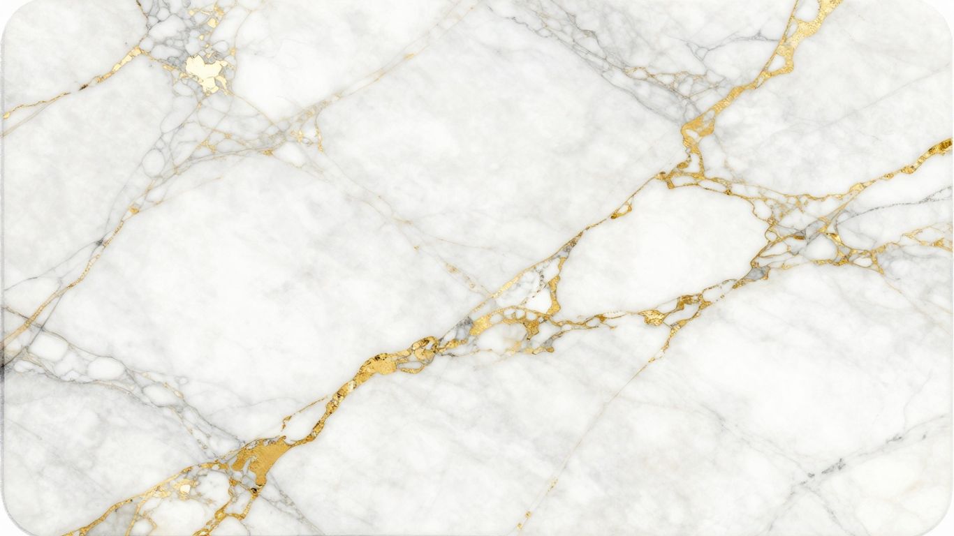 Calacatta Gold marble slabs with intricate veining.