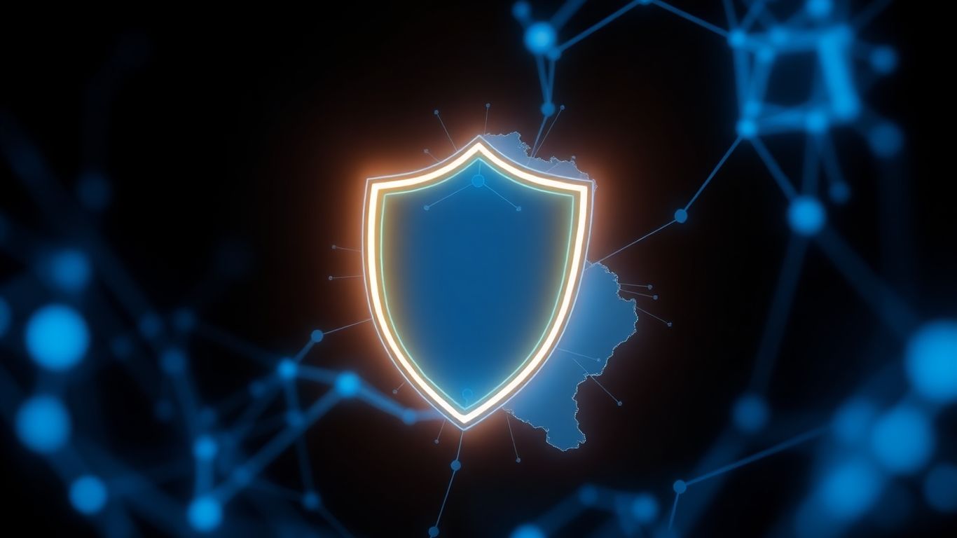 Bouclier numérique protégeant la Belgique des menaces quantiques.