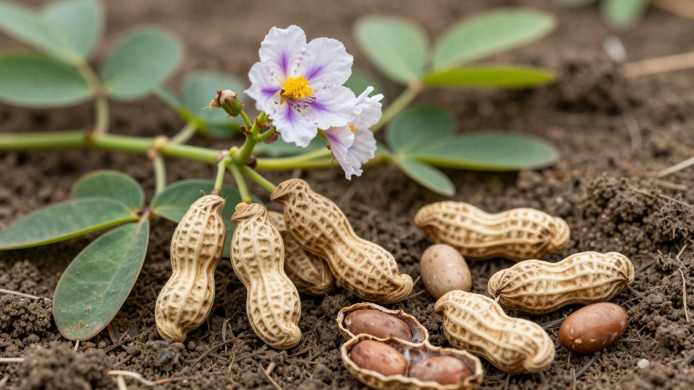 Pinda's groeien: van plant tot oogst.