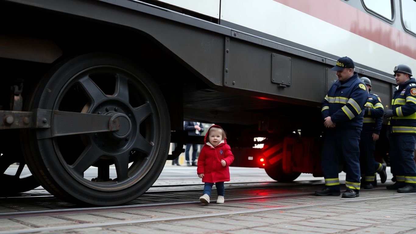 Enfant sort indemne de sous un tramway à Strasbourg.