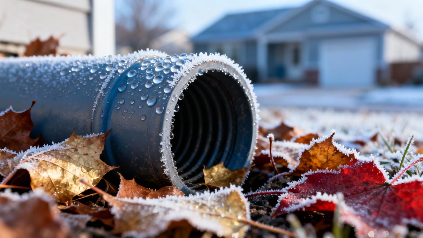 Winter sewer pipe maintenance in Oakland.