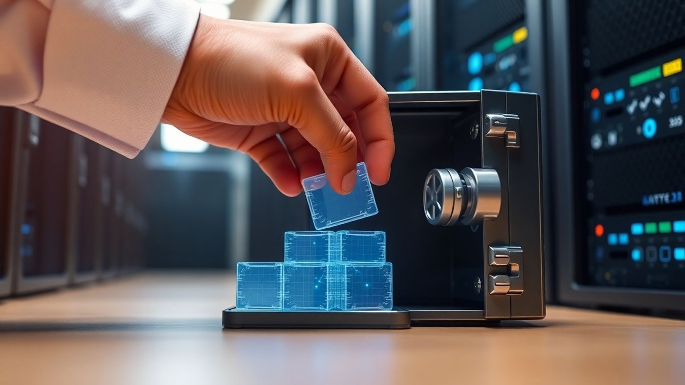 Sichere Unternehmensdaten in einem Tresor
