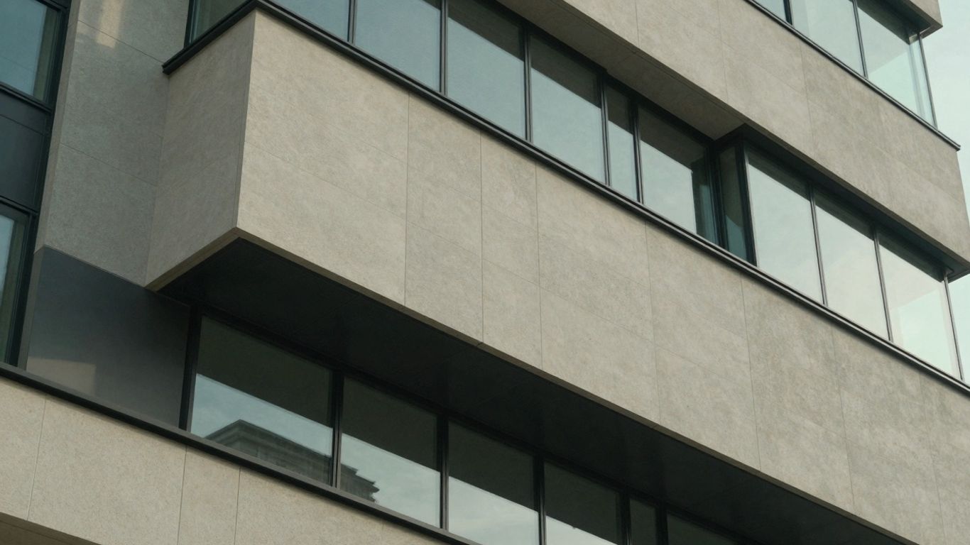 Modern building exterior with clean architectural lines.