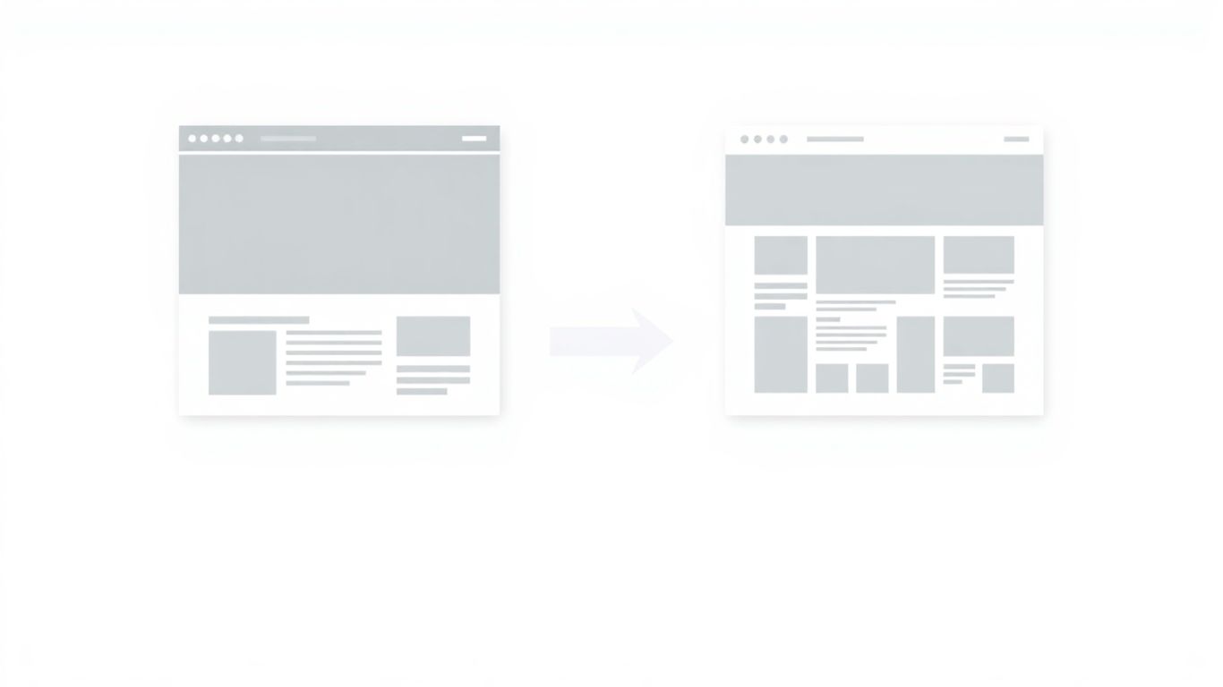 Website redesign with smooth URL mapping and redirects.