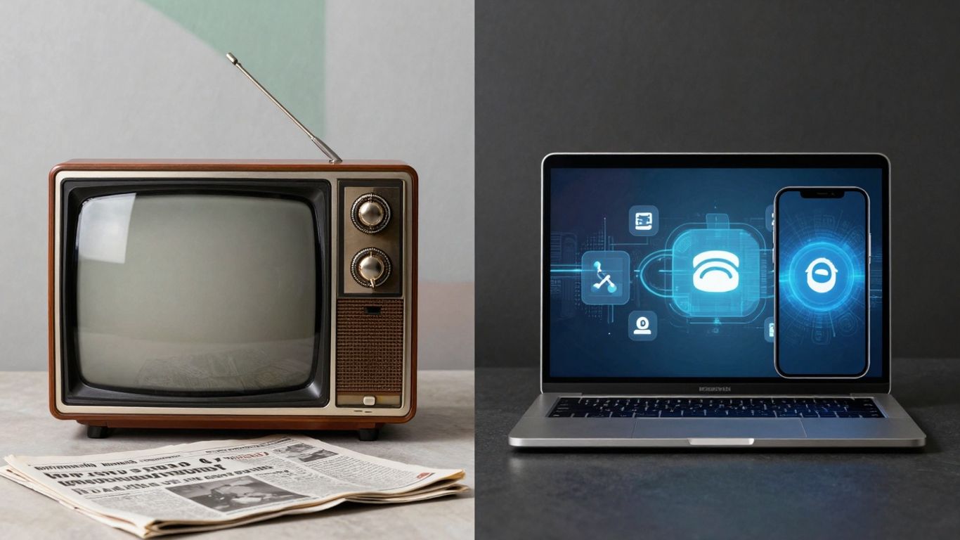 Online and traditional advertising comparison for Irish SMEs.