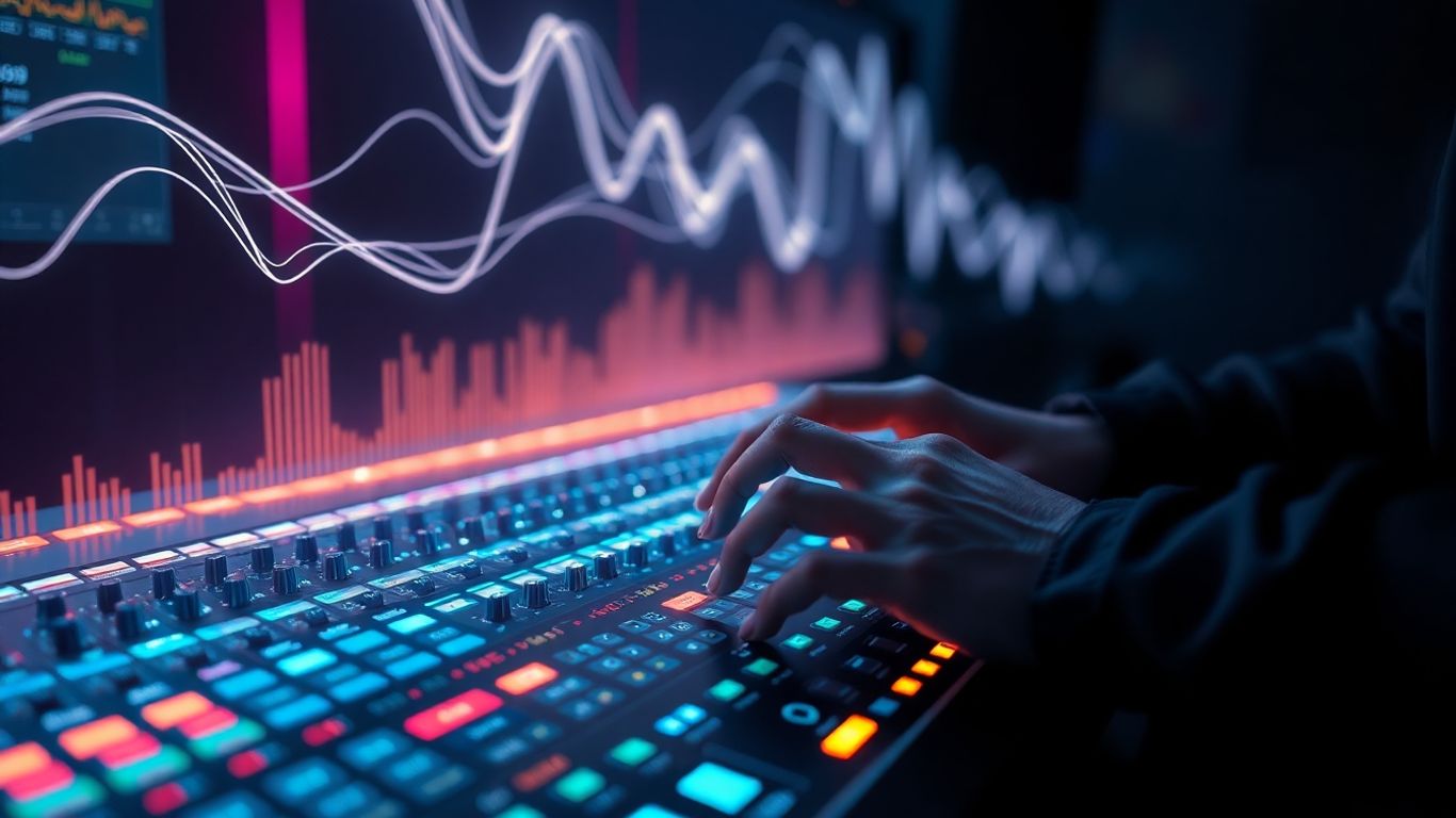 AI music production tools for vocals and sound design.