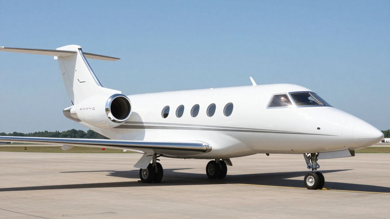 Citation Longitude jet on tarmac, spacious cabin, runway.