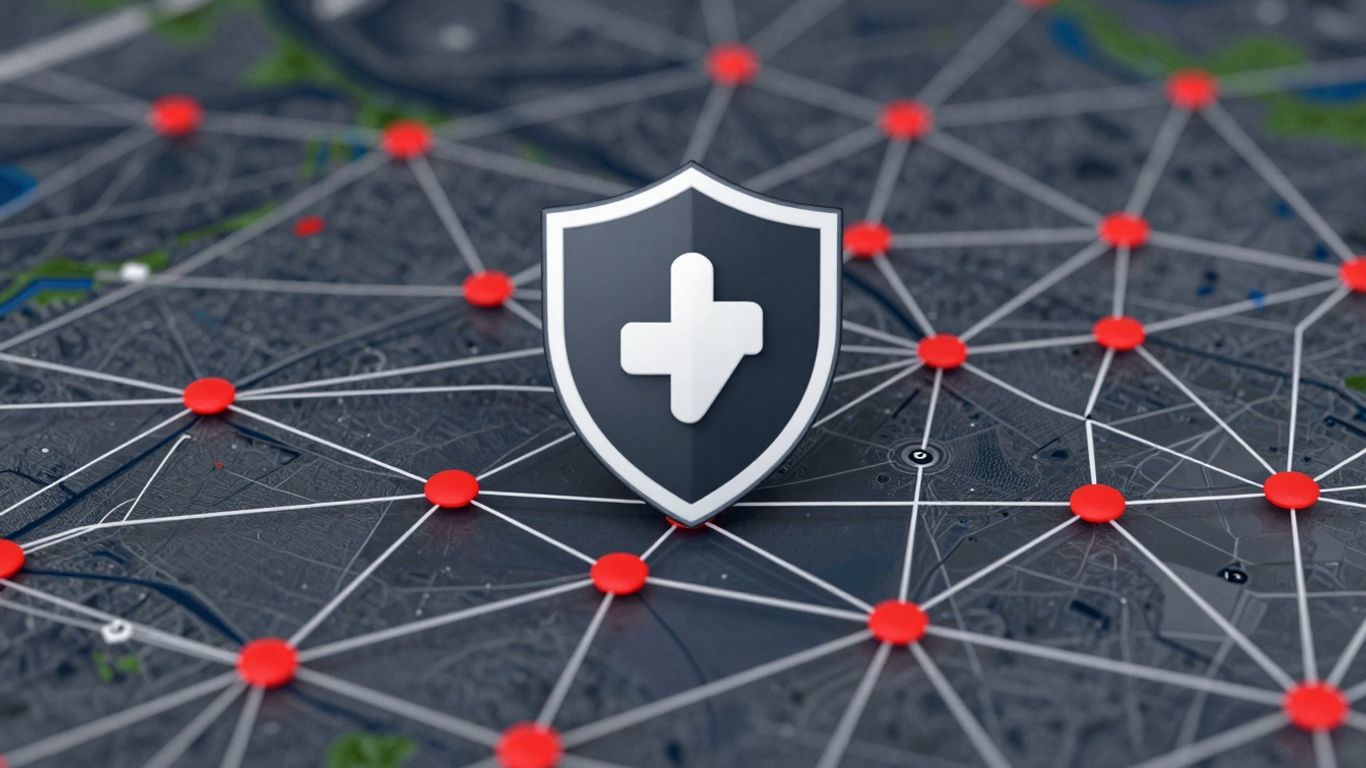 GeoServer vulnerability map with active threat indicators.