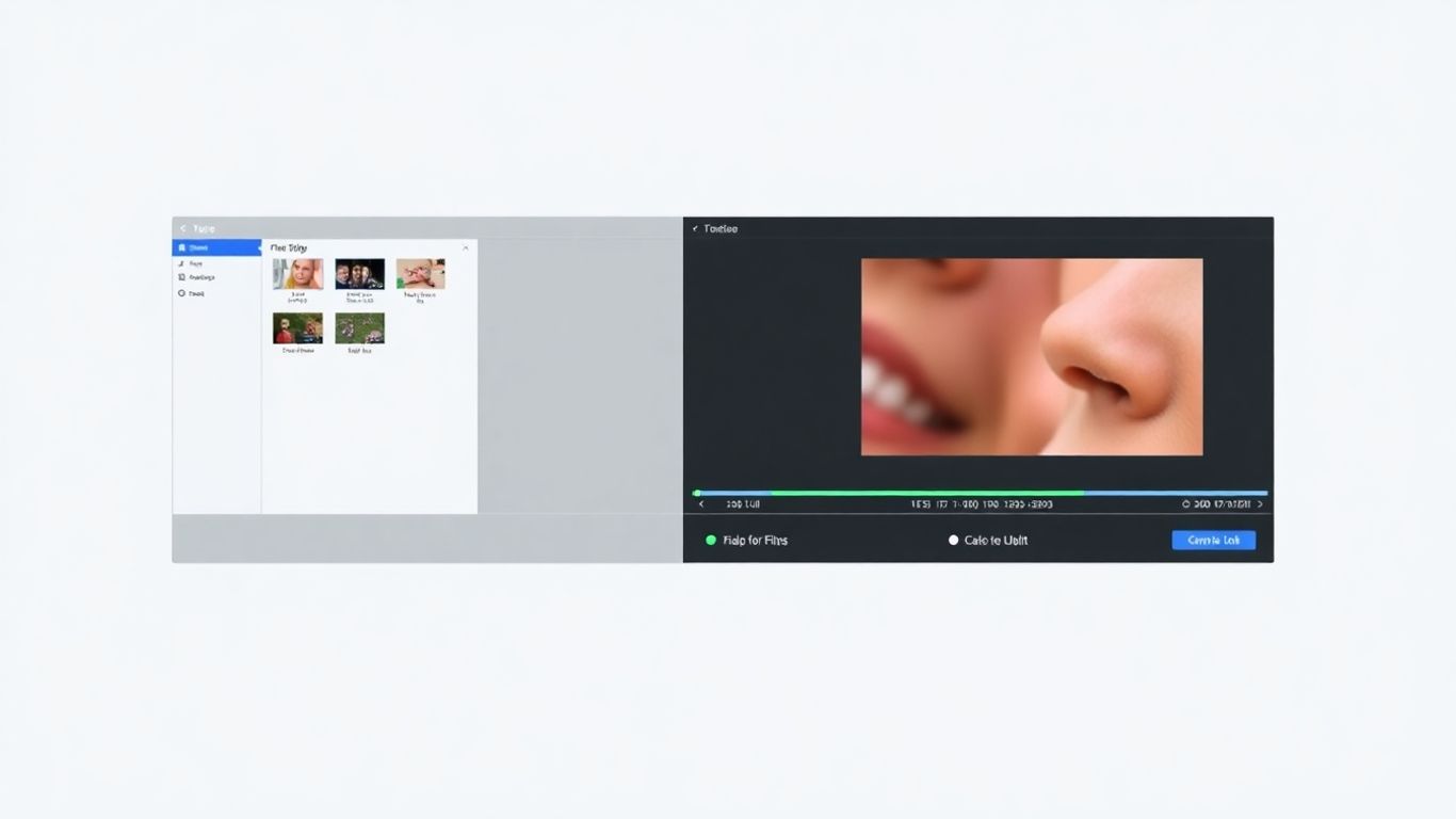 FlexClip video editing software interface