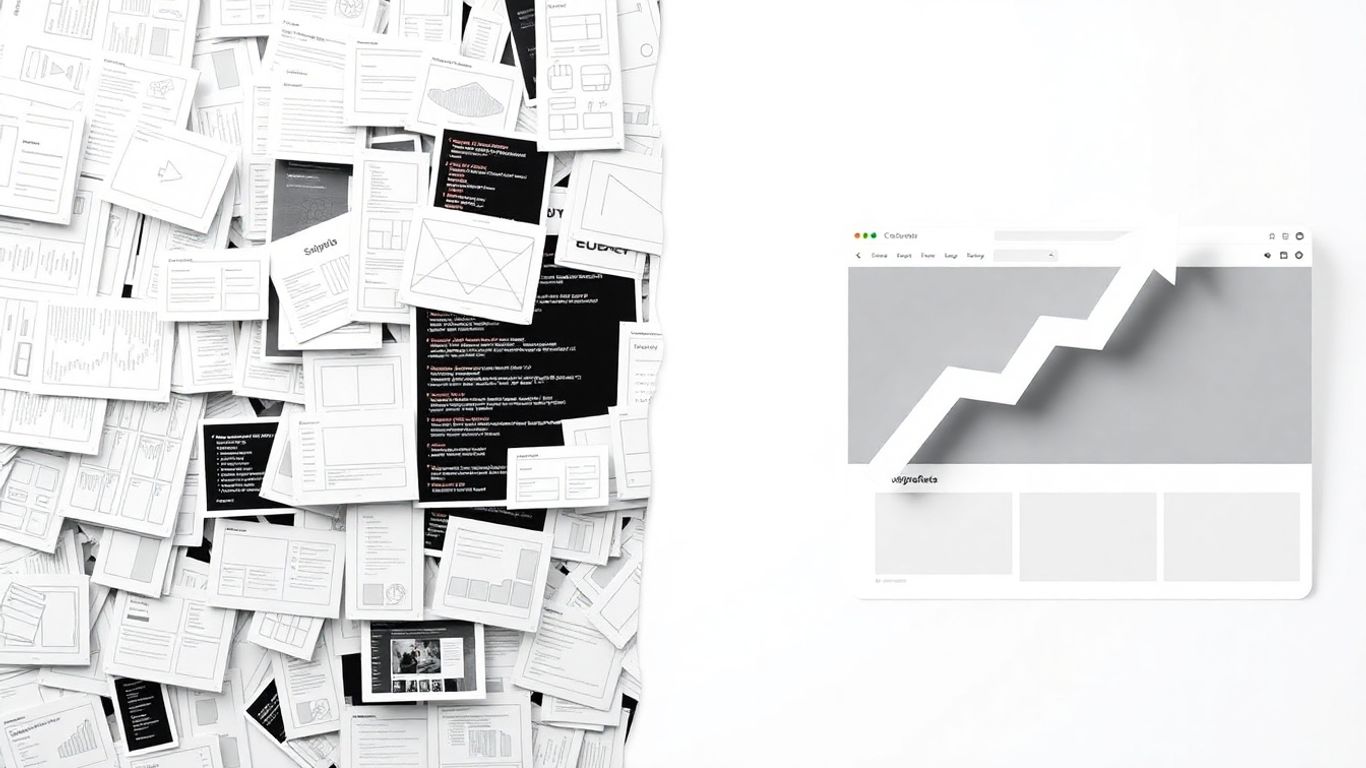 Website redesign process from chaos to success.