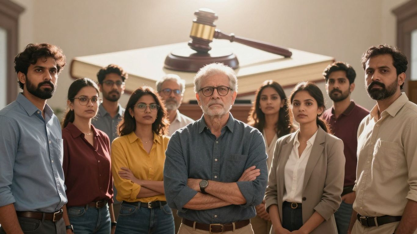 People united in a legal context.