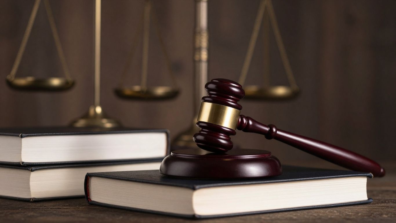 Ciocan de judecător și balanța justiției